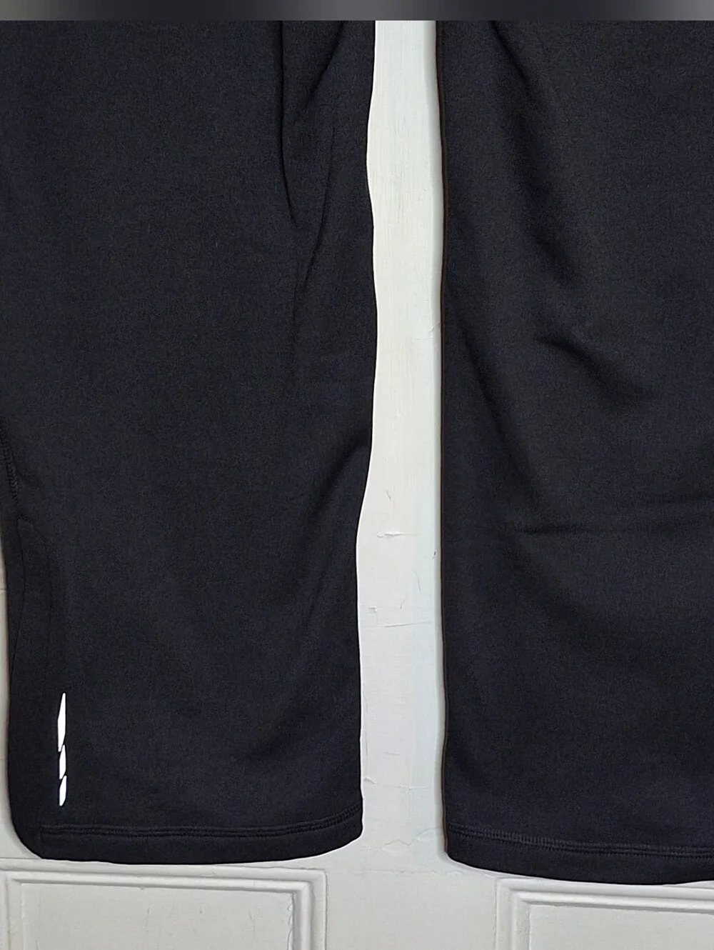 L.L. Bean Athletic Sweats Mens XL Black Stretch Pockets Internal Drawstring